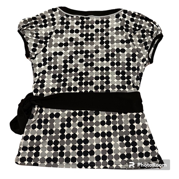 BCBGMaxAzria NWT Women’s Polka Dot Top SZ L - Picture 2 of 10